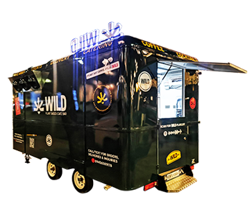 Round Edge Food Trailer